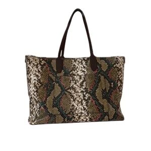 Mondani/Loren (большая со змеиным узором сумка-тоут)